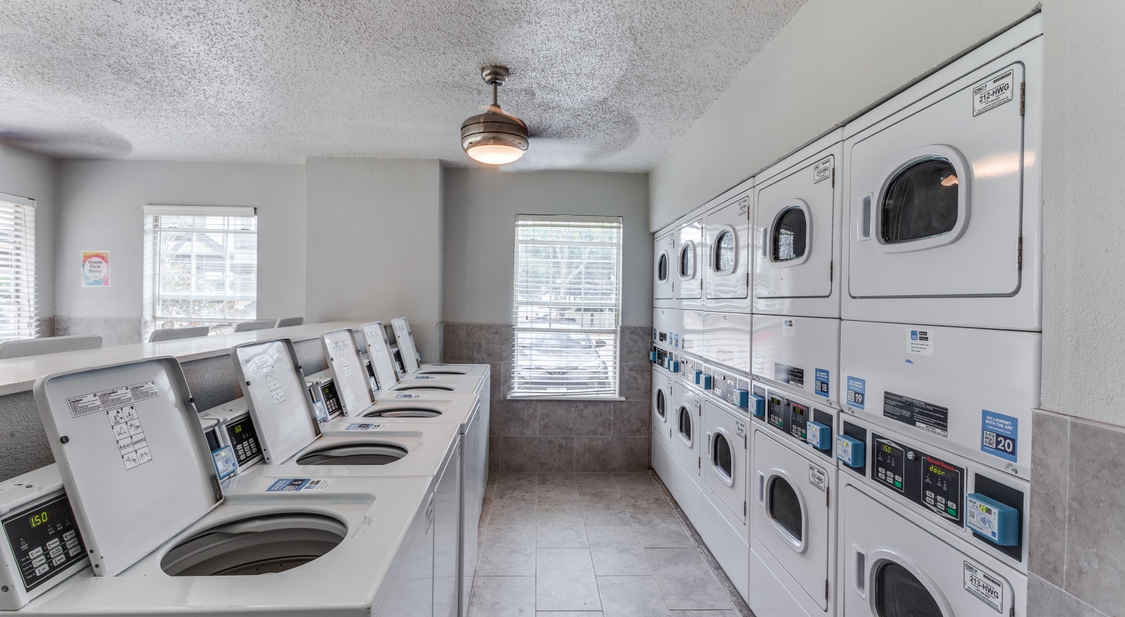 laundry room at The Westley